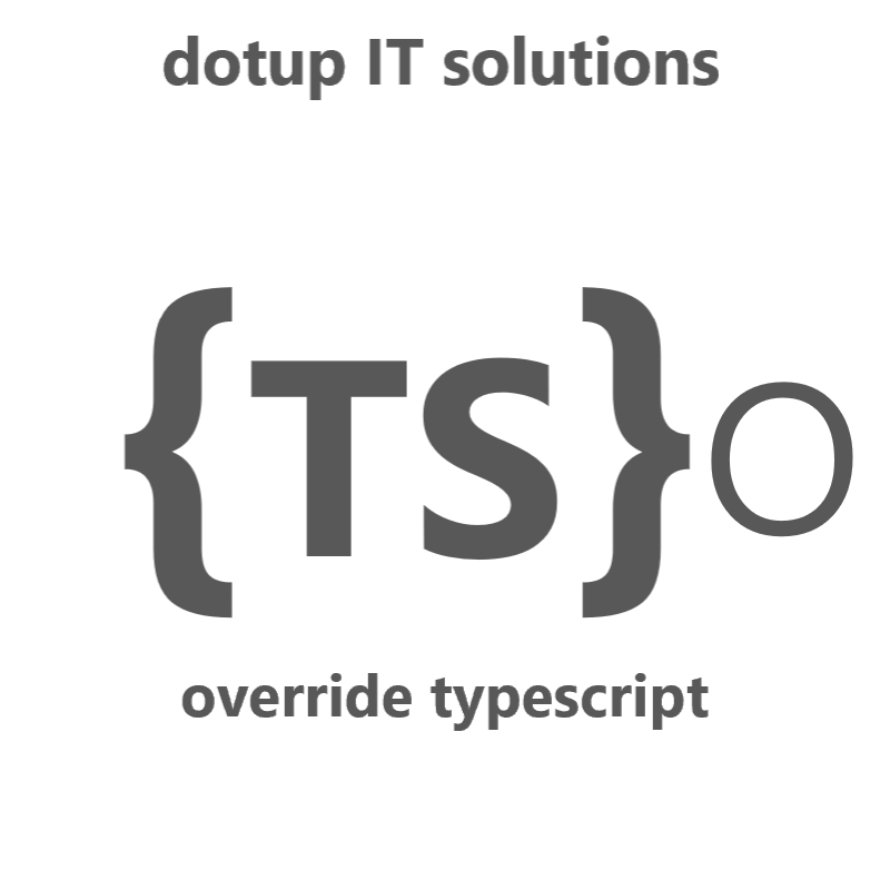 Override for typescript